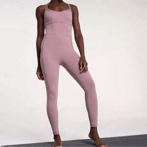 CALIA by Carrie Underwood Mauve Jumpsuit